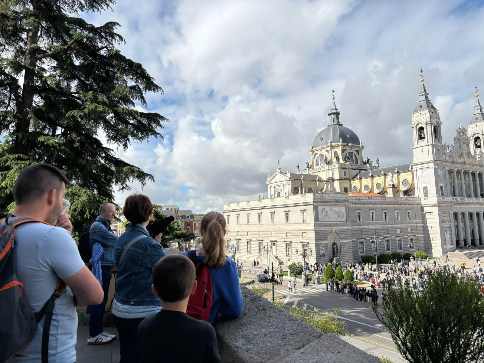 Riders photographing the Royal Palace from their Segways